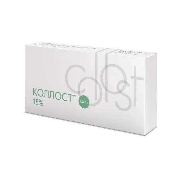 Материал коллагеновый рассасывающийся "КОЛЛОСТ"-гель 15%, 1,5см3